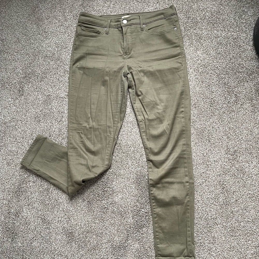 Levi's Olive Skinny Jeans for Women